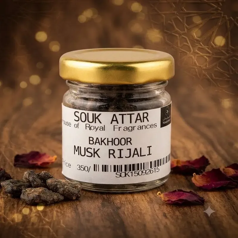 Bakhoor Musk Rijali | Premium Musk Bakhoor | Souk Attar